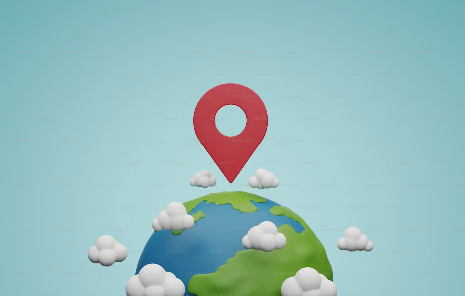 Localisation GPS sur le globe terrestre